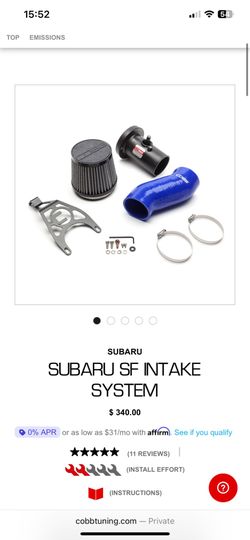 Cobb SF Intake