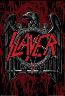 Slayer Band Wall Poster 24"×36"