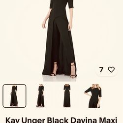 Key Unger Jumpsuit cape-skirt