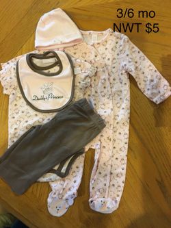 NWT Infant Girls Sz 3-6 mo