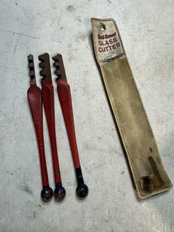 Vintage Red Devil Glass Cutter Tool USA 
