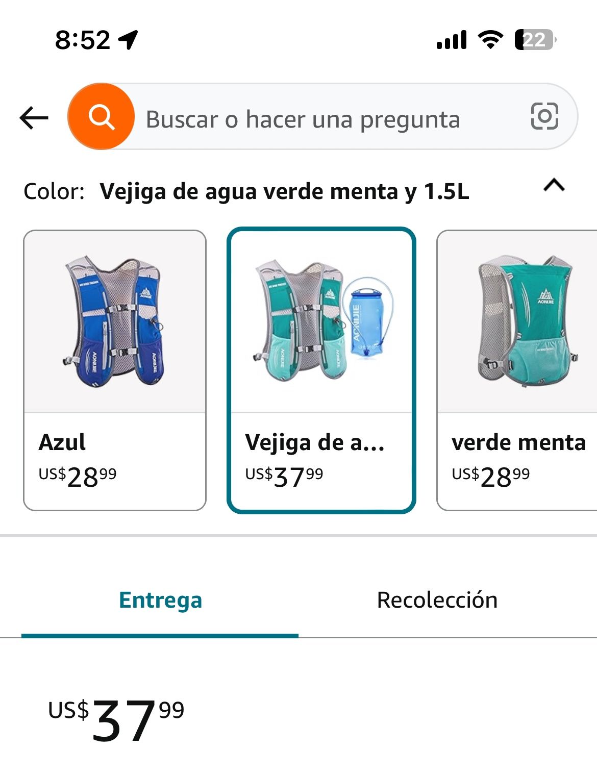 Hydratation Backpack
