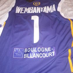 Victor Wembanyama Metropolitans 92 Mets 92 #1 Jersey