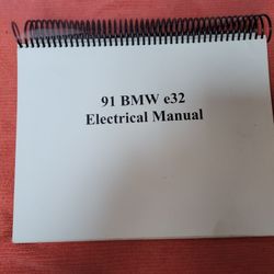 BMW E32 ELECTRICAL MANUAL