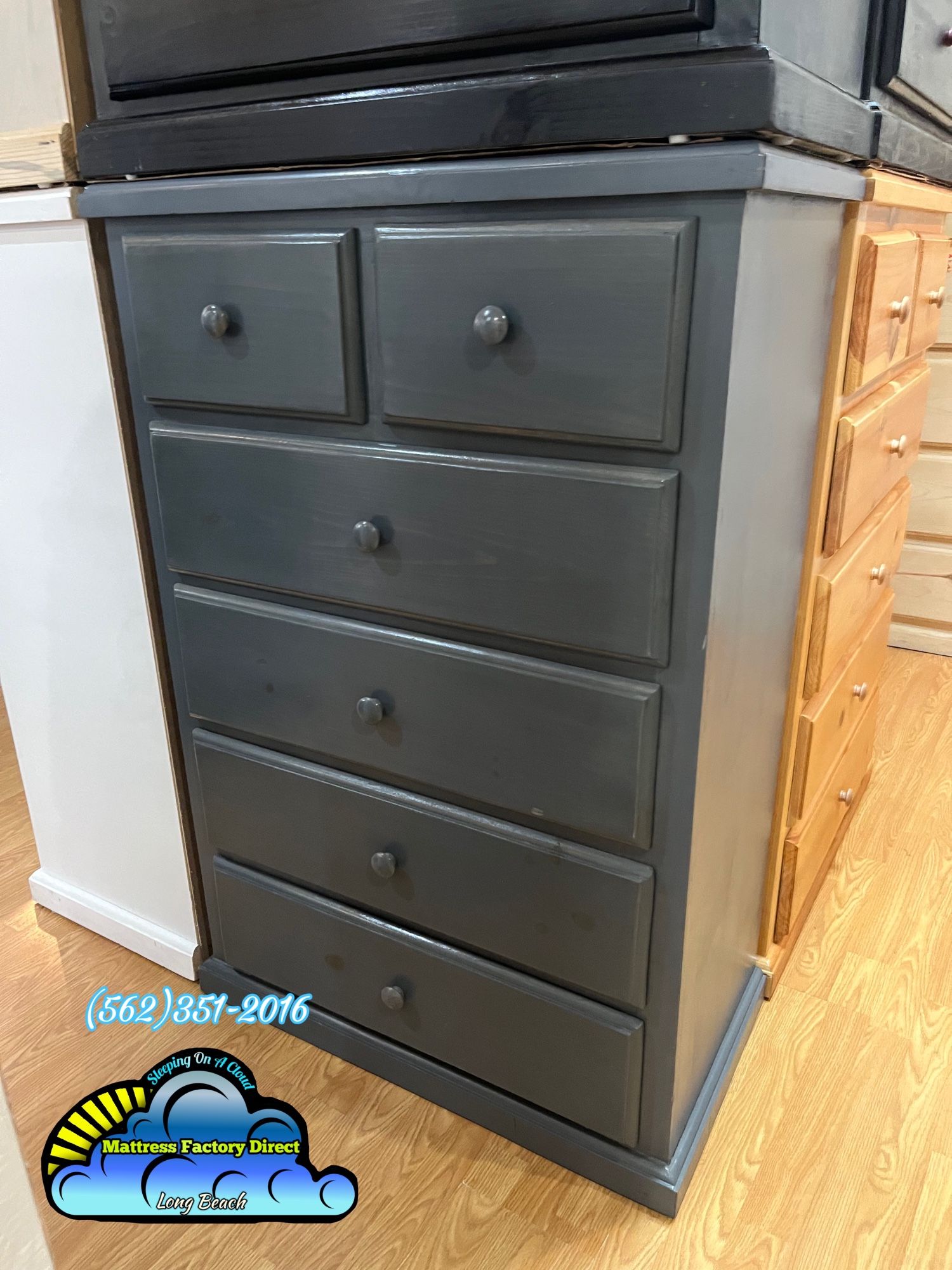 Grey Duplex Pinewood Dresser Cajonera Real Wood Madera,All Products : American Fashion Style Bags On Sale