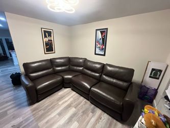 Macys Leather Sectional