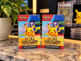 Pokemon 30th Celebration Booster Bundle 6 packs!!