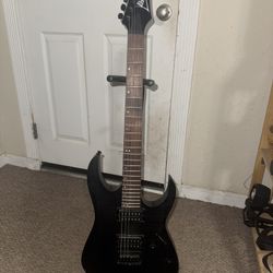 New Black Electric Ibanez Guitar