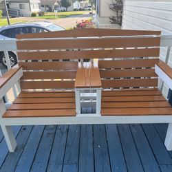 Custom Wood Bench/Chairs 