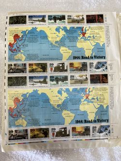 USPS Sheet 1944: Road to Victory 20/29 Cent