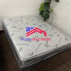 Full Size Mattress Colchon Y Box Spring ✅