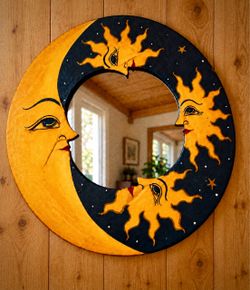 Sun & Moon Decorative Mirror