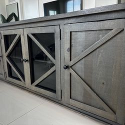 Brown TV Stand Entertainment Table