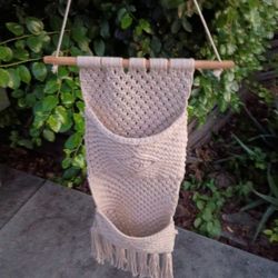 Macrame Hanger 15" W X 44 " Long