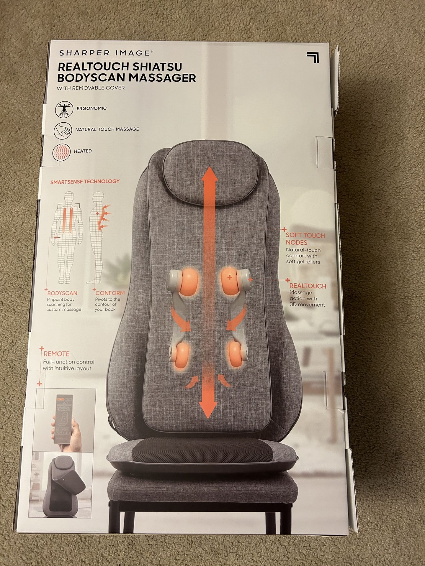 NWT Realtouch Shiatsu Bodyscan Massager
