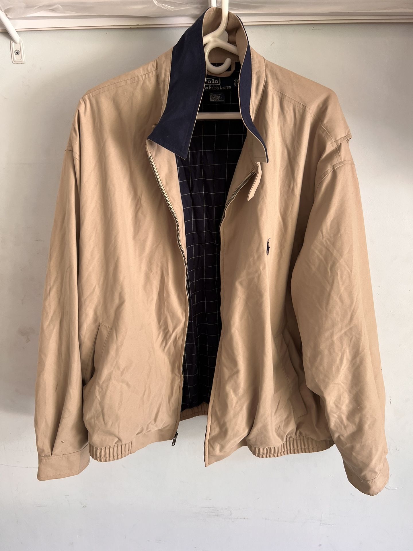 Vtg Polo Ralph Lauren Lined Cotton Work Jacket Coat men’s Size 2XB big