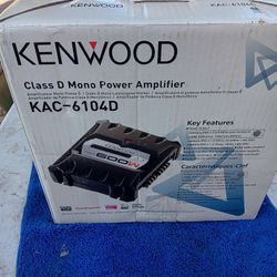 Kenwood Kac 6104D Power Amp New $100