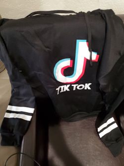 Brand New TIK TOK Hoodie ABOUT A Youth Size L for Sale in