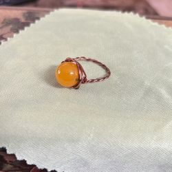 Copper Jewelry With A Stone