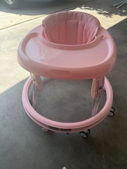 Pink foldable Baby Walker
