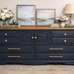 ✨ Vintage Solid Wood Dresser ✨