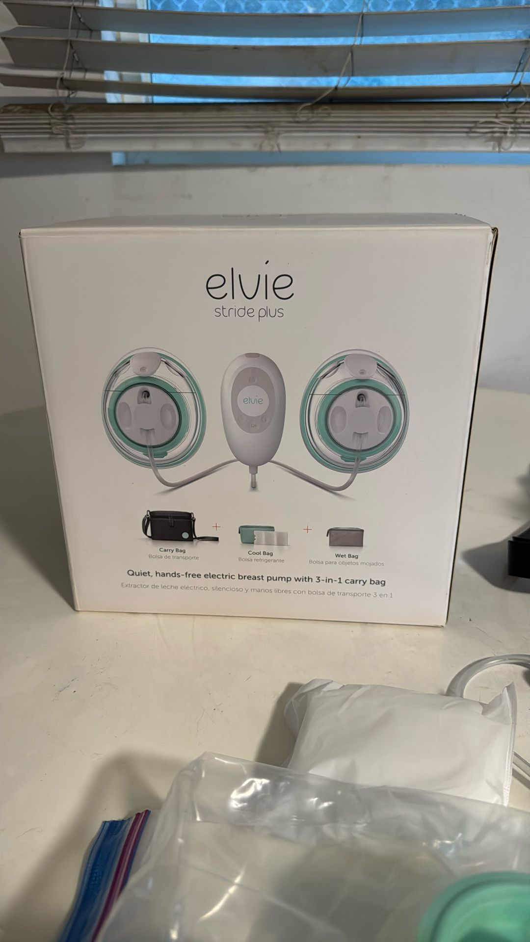 Elvie Stride Plus Breast Pump Wearable Gently Used Like New