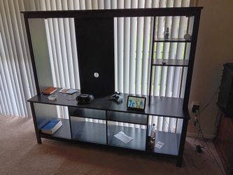 70" TV Stand And Book Shelf