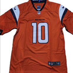 Embroidered nfl Denver Broncos 10# Nix football jersey