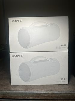 Sony SRS-XG300 Wireless Portable BLUETOOTH Party Speaker IP67 Water-resistant and Dustproof, Light Gray