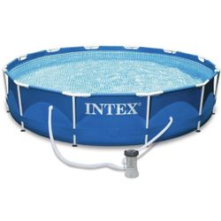 Intex Circular Pool  With Pump - 12’ X 30” H