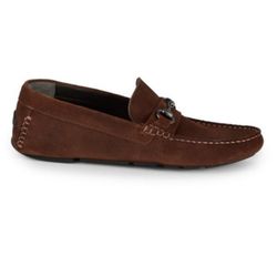 To Boot New York Hilton Bit Loafer Shoes Suede Sigaro EU 42.5 / US 9.5 MADE IN ITALY - RETAIL $395