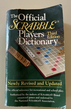3rd Addition Official Scrabble Dictionary