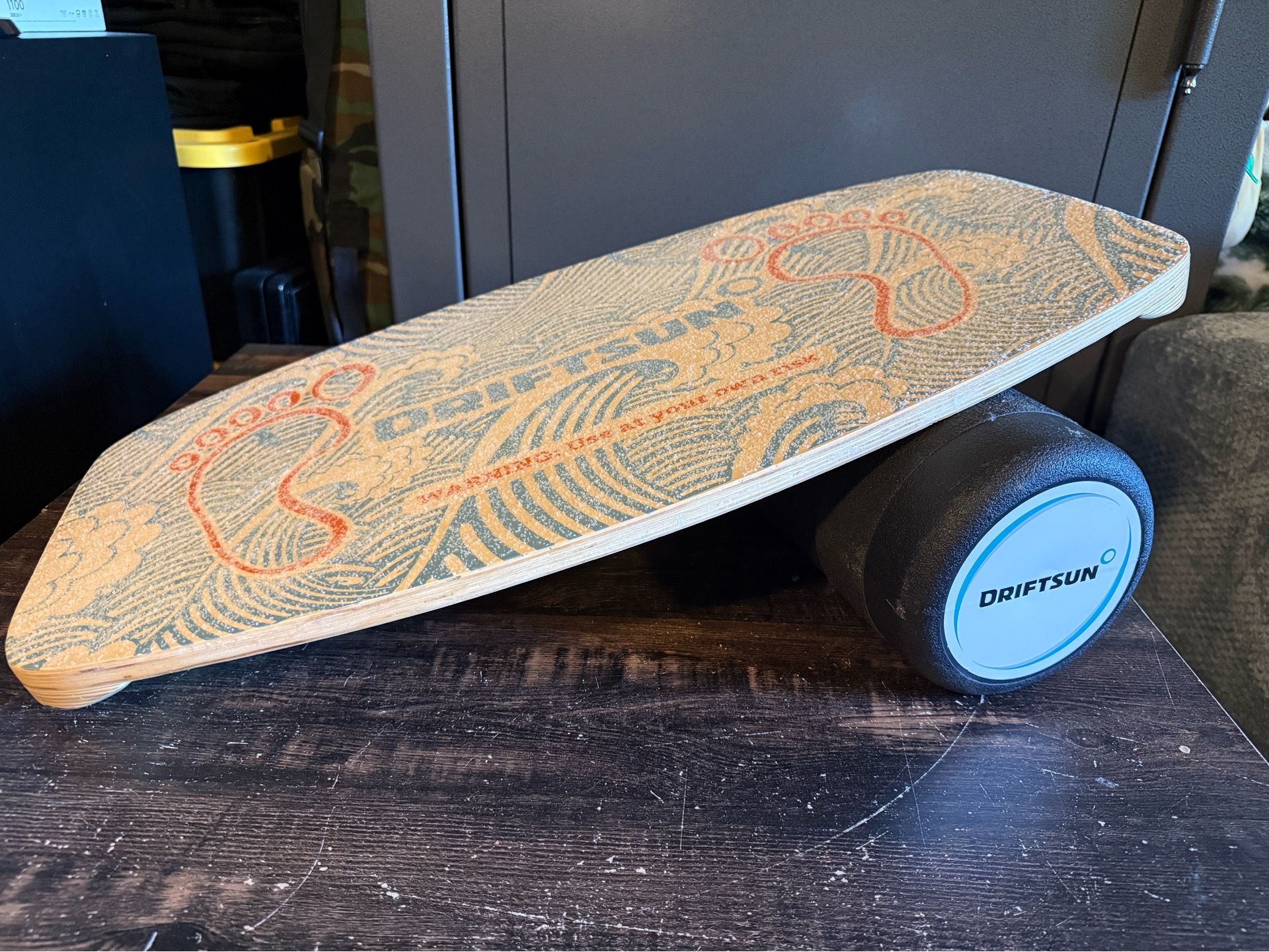 DriftSun Classic Balance Board Hardwood Trainer Roller