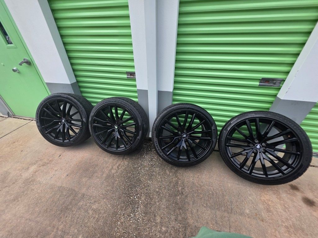 BMW X5 BLACK RIMS