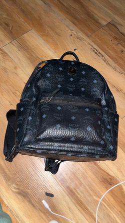 Black mcm backpack small
