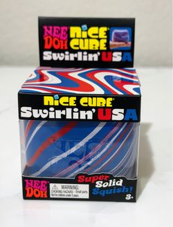 🔥 NeeDoh Nice Cube Swirlin’ USA – Brand New & Hard to Find! 🇺🇸