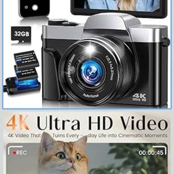 4K Digital Camera for Photography with WiFi  