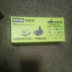 RYOBI ONE 18V STARTER KIT
