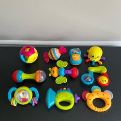 iPlay iLearn Baby Rattles Sensory Toys 10pc 0+ Months 2020