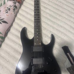 Gio Ibanez Electric Guitar X Fender Mustang Amp 