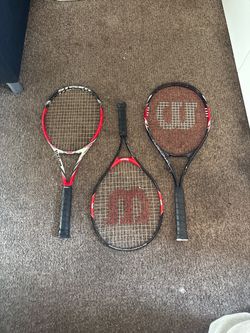 Wilson Tennis Rackets Set of 3