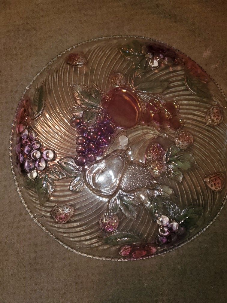 Vintage Glass Tray