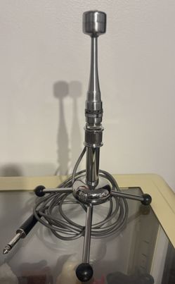 Clean Vtg 1940's Turner 80X Microphone Restored To Working Now Dynamic W/ Stand!