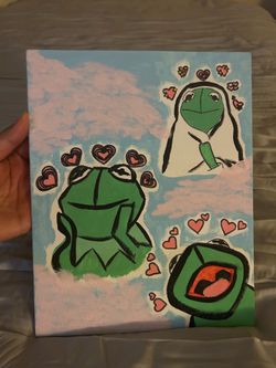 Kermit the Frog painting