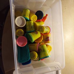 play doh and bounce balls