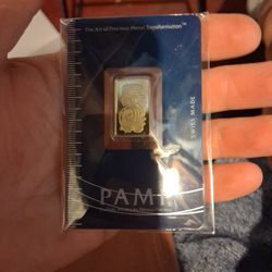Pamp 5 Gram Gold Bar