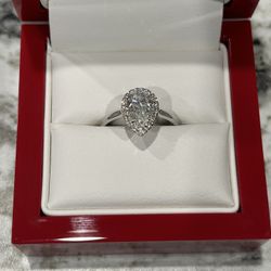 Halo Diamond Engagement Ring