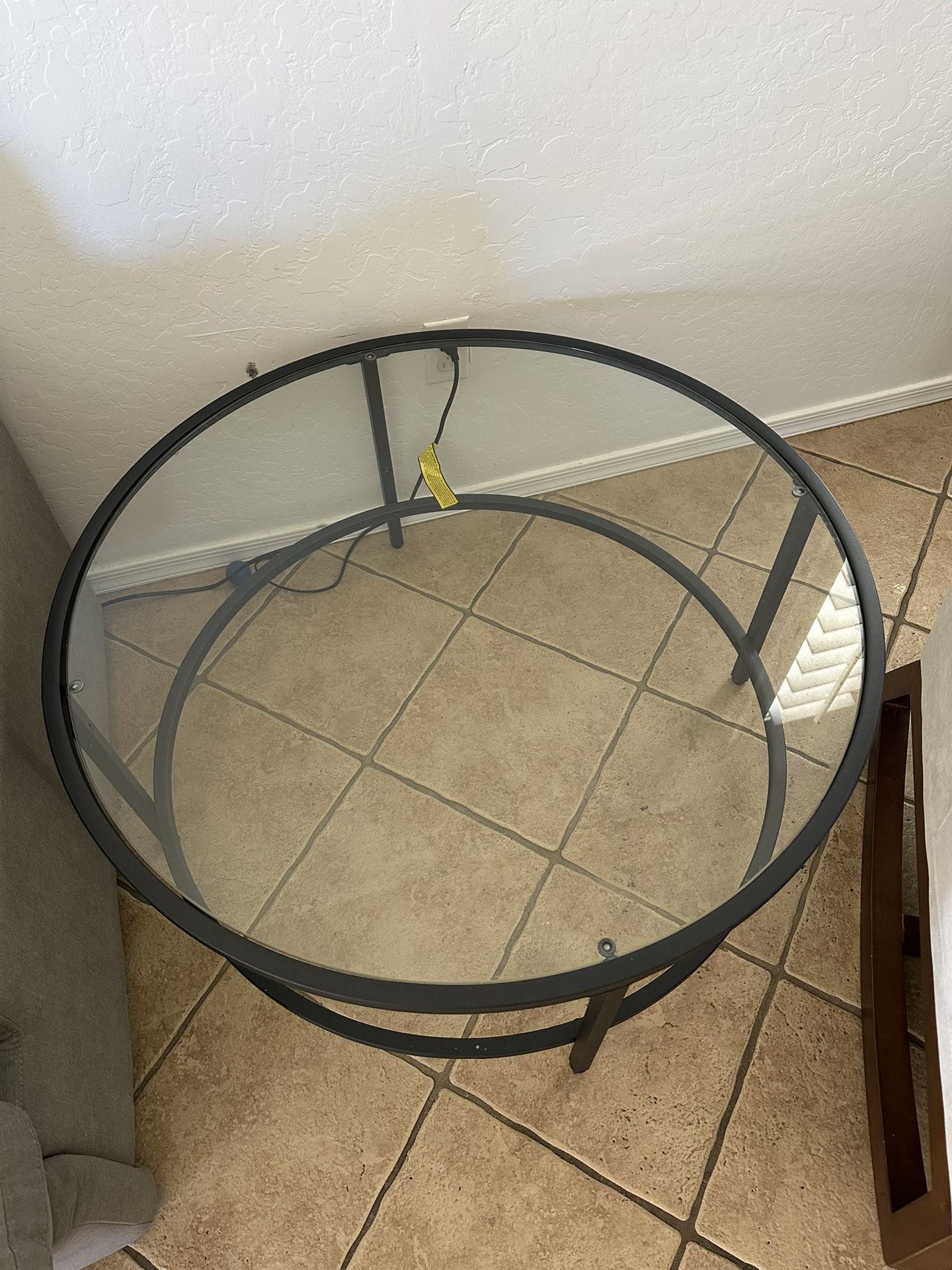 Round Glass Coffee Table