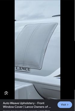 Lance camper/ travel trailer window cover