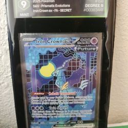 Iron Crown Ex #158,  Degree Grade Mint 9